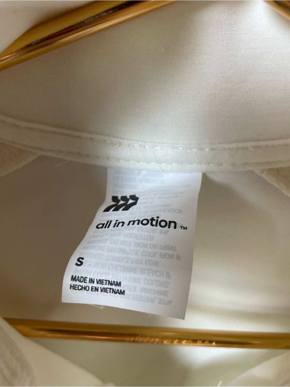 all in motion women's small white athletic jacket - Picture 3 of 5